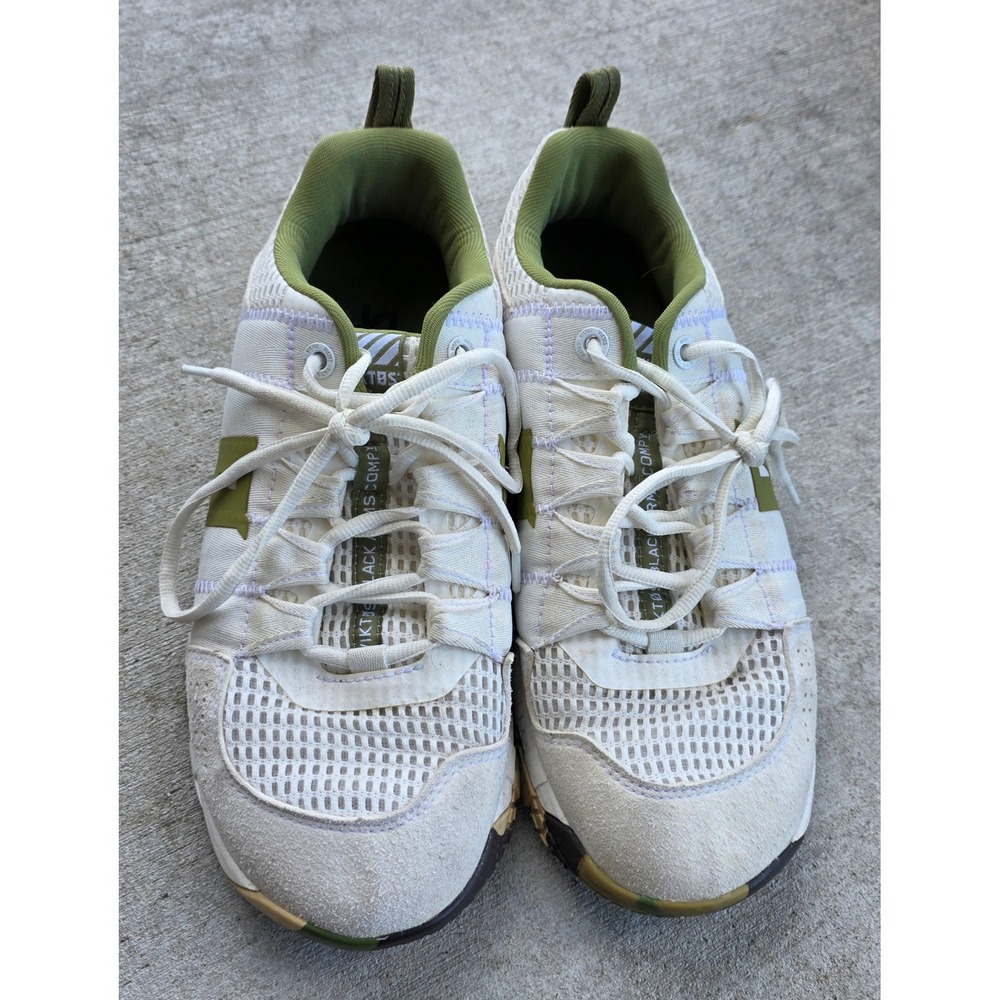 Viktos PTXF Core 1 Training Shoes Mens 9.5 White Olive Green Camo Sole
